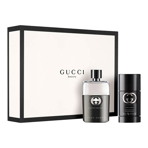 Gucci Guilty Pour Homme gift set in eau de toilette .